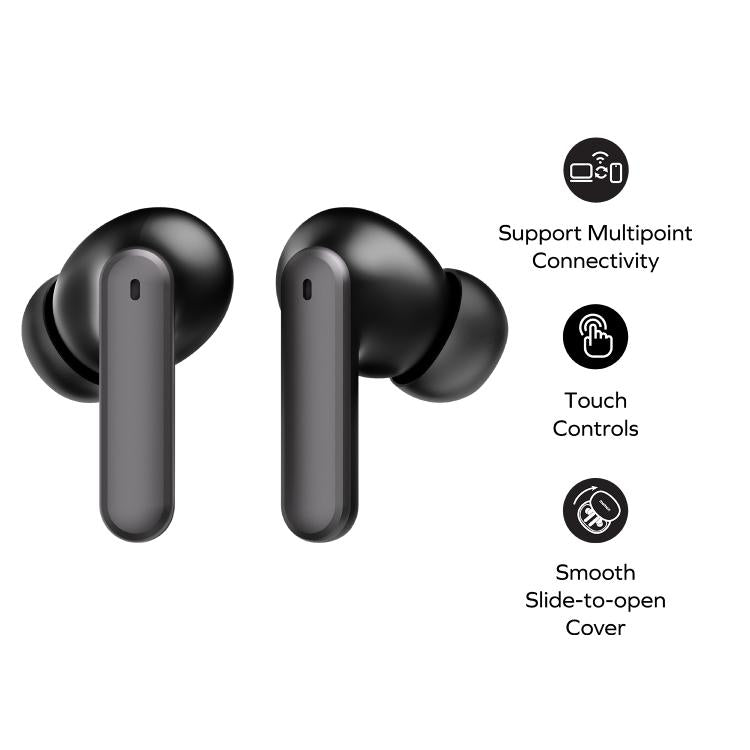 MOMAX 1-Vibe Lite True Wireless Noise Cancelling BT5.4 Earphones(Black) - TWS Earphone by MOMAX | Online Shopping UK | buy2fix