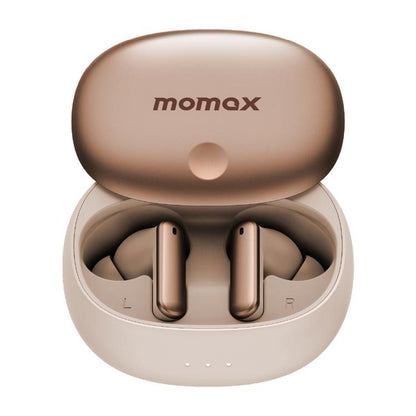 MOMAX 1-Vibe Lite True Wireless Noise Cancelling BT5.4 Earphones(Gold) - TWS Earphone by MOMAX | Online Shopping UK | buy2fix