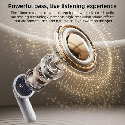 MOMAX 1-Vibe Lite True Wireless Noise Cancelling BT5.4 Earphones(Titanium) - TWS Earphone by MOMAX | Online Shopping UK | buy2fix
