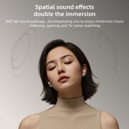 MOMAX 1-Vibe Lite True Wireless Noise Cancelling BT5.4 Earphones(Gold) - TWS Earphone by MOMAX | Online Shopping UK | buy2fix