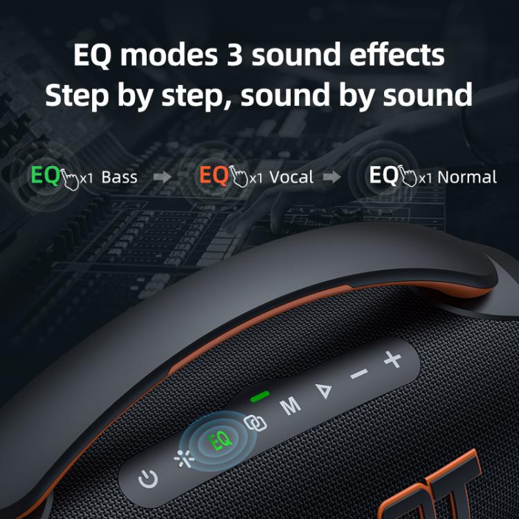 Zealot P12 60W Portable Handheld Outdoor RGB Bluetooth Speaker(Black) - Desktop Speaker by ZEALOT | Online Shopping UK | buy2fix
