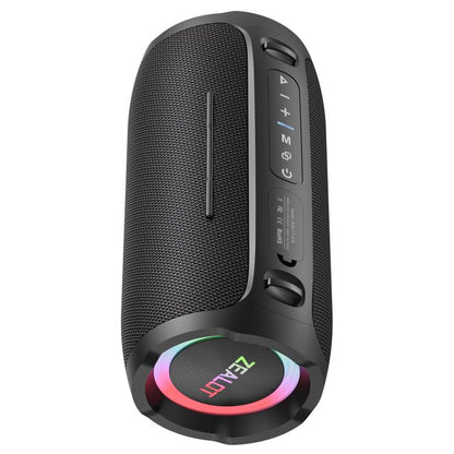 Zealot S76 50W Portable Outdoor RGB Bluetooth Speaker, Type:without Microphone(Black) - Desktop Speaker by ZEALOT | Online Shopping UK | buy2fix