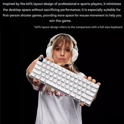 Logitech G PRO X 60 LIGHTSPEED Wireless Gaming Keyboard, GX-T Optical Switches(White) - Wireless Keyboard by Logitech | Online Shopping UK | buy2fix