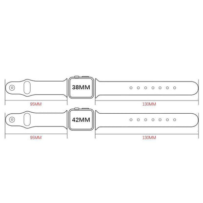 22mm xDfind Rivet Buckle Genuine Leather Watch Band(Hawthorn Red) - 22mm Bands by xDfind | Online Shopping UK | buy2fix