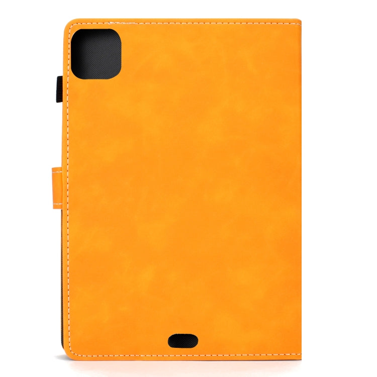 For iPad Air 2022 / 2020 10.9 Panda Embossing Pattern Horizontal Flip PU Leather Case with Holder & Card Slot & Anti-skid Strip(Khaki) - iPad Air (2022) / (2020) 10.9 Cases by buy2fix | Online Shopping UK | buy2fix