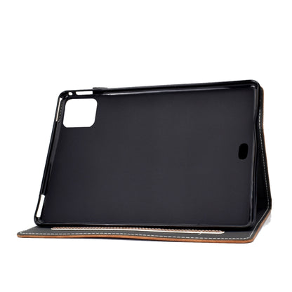 For iPad Air 2022 / 2020 10.9 Panda Embossing Pattern Horizontal Flip PU Leather Case with Holder & Card Slot & Anti-skid Strip(Brown) - iPad Air (2022) / (2020) 10.9 Cases by buy2fix | Online Shopping UK | buy2fix