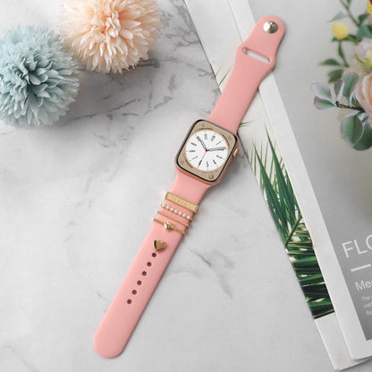 Smart Watch Band Decorative Ring Metal Accessories(Love Heart) - Watch Decorations by buy2fix | Online Shopping UK | buy2fix