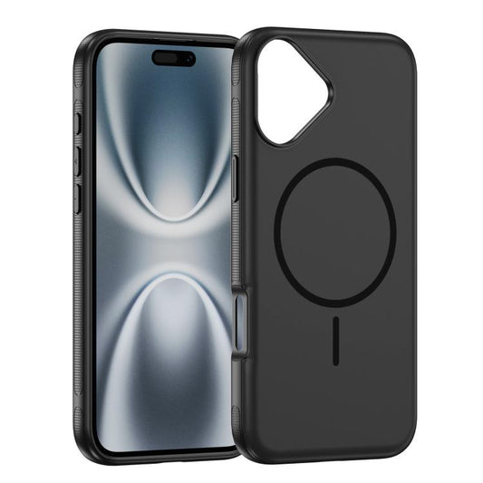 For iPhone 17 Imitation Original Magsafe PC Hybrid TPU Phone Case(Black) - iPhone 17 Cases by buy2fix | Online Shopping UK | buy2fix