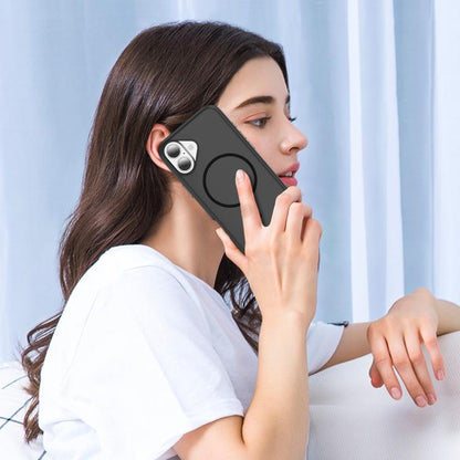 For iPhone 17 Imitation Original Magsafe PC Hybrid TPU Phone Case(Black) - iPhone 17 Cases by buy2fix | Online Shopping UK | buy2fix