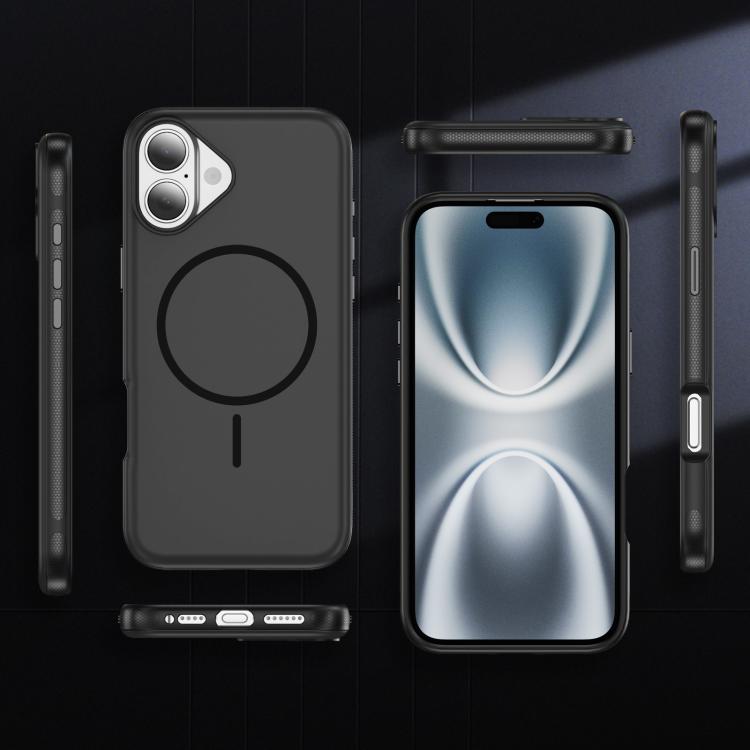 For iPhone 17 Imitation Original Magsafe PC Hybrid TPU Phone Case(Black) - iPhone 17 Cases by buy2fix | Online Shopping UK | buy2fix