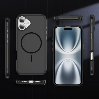 For iPhone 17 Imitation Original Magsafe PC Hybrid TPU Phone Case(Black) - iPhone 17 Cases by buy2fix | Online Shopping UK | buy2fix