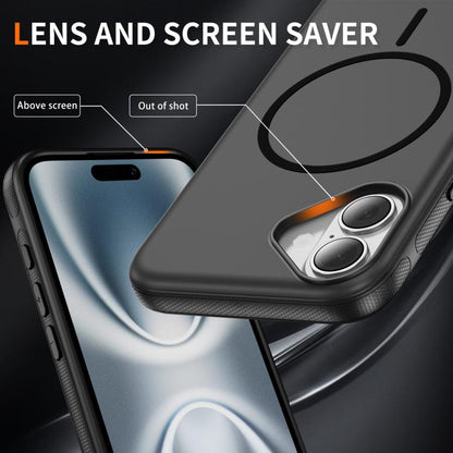 For iPhone 17 Imitation Original Magsafe PC Hybrid TPU Phone Case(Black) - iPhone 17 Cases by buy2fix | Online Shopping UK | buy2fix