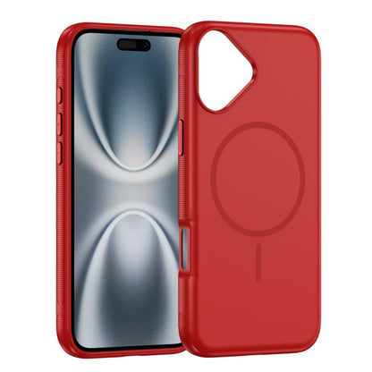 For iPhone 17 Imitation Original Magsafe PC Hybrid TPU Phone Case(Red) - iPhone 17 Cases by buy2fix | Online Shopping UK | buy2fix