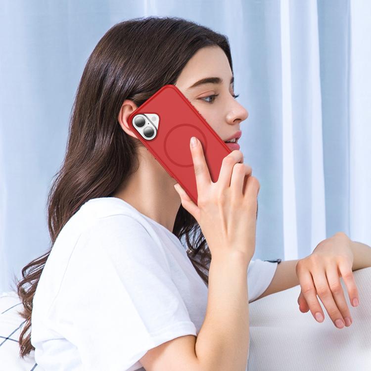 For iPhone 17 Imitation Original Magsafe PC Hybrid TPU Phone Case(Red) - iPhone 17 Cases by buy2fix | Online Shopping UK | buy2fix