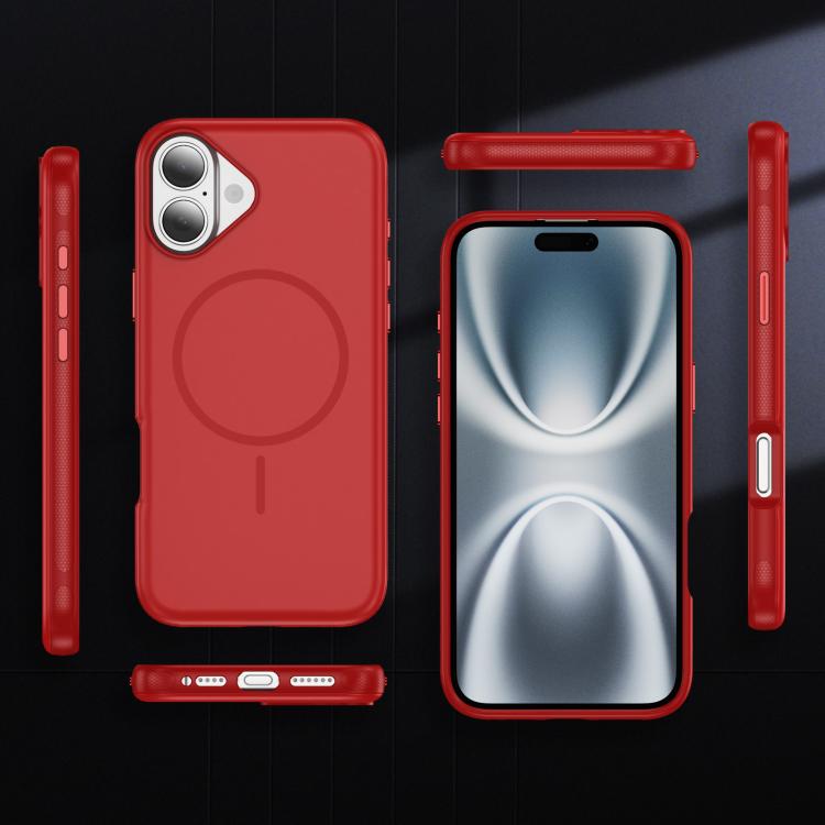 For iPhone 17 Imitation Original Magsafe PC Hybrid TPU Phone Case(Red) - iPhone 17 Cases by buy2fix | Online Shopping UK | buy2fix