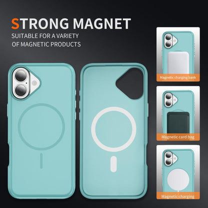 For iPhone 17 Imitation Original Magsafe PC Hybrid TPU Phone Case(Light Blue) - iPhone 17 Cases by buy2fix | Online Shopping UK | buy2fix