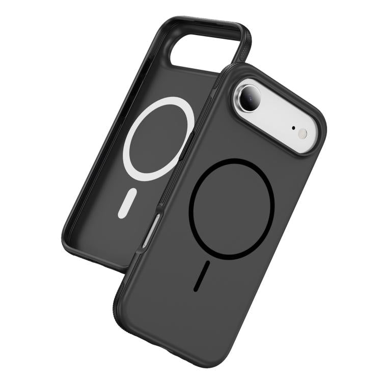 For iPhone Air Imitation Original Magsafe PC Hybrid TPU Phone Case(Black) - iPhone Air Cases by buy2fix | Online Shopping UK | buy2fix