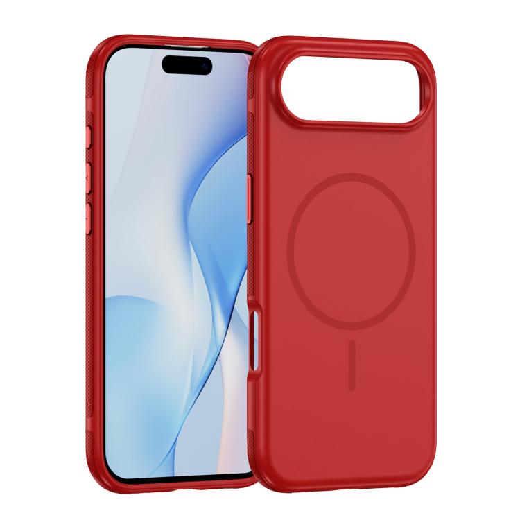 For iPhone Air Imitation Original Magsafe PC Hybrid TPU Phone Case(Red) - iPhone Air Cases by buy2fix | Online Shopping UK | buy2fix