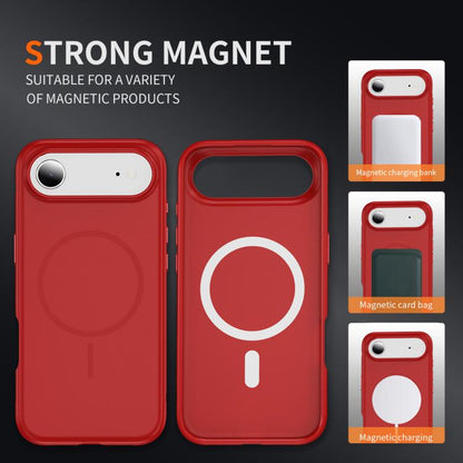 For iPhone Air Imitation Original Magsafe PC Hybrid TPU Phone Case(Red) - iPhone Air Cases by buy2fix | Online Shopping UK | buy2fix