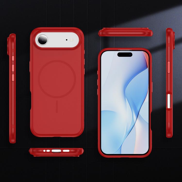 For iPhone Air Imitation Original Magsafe PC Hybrid TPU Phone Case(Red) - iPhone Air Cases by buy2fix | Online Shopping UK | buy2fix