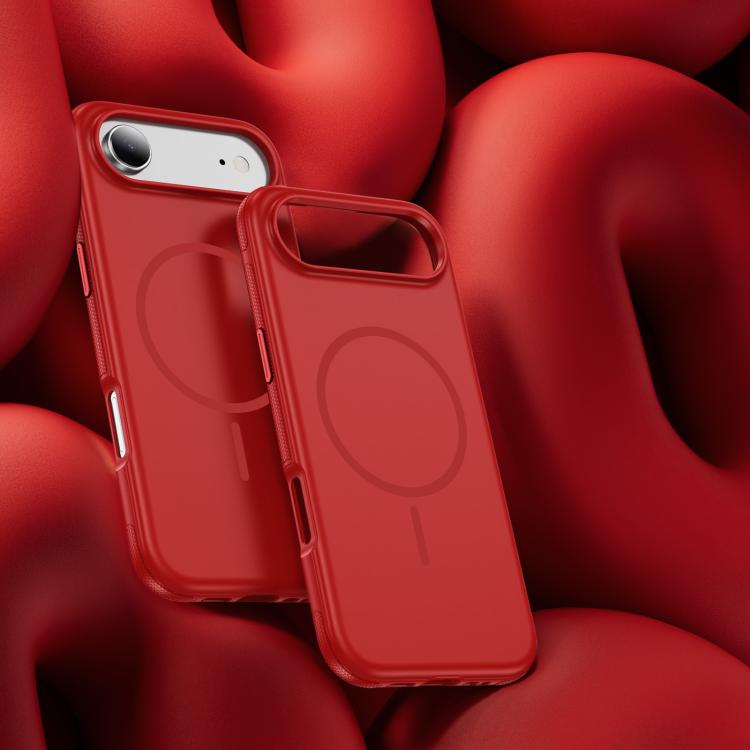 For iPhone Air Imitation Original Magsafe PC Hybrid TPU Phone Case(Red) - iPhone Air Cases by buy2fix | Online Shopping UK | buy2fix