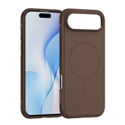 For iPhone Air Imitation Original Magsafe PC Hybrid TPU Phone Case(Coffee) - iPhone Air Cases by buy2fix | Online Shopping UK | buy2fix
