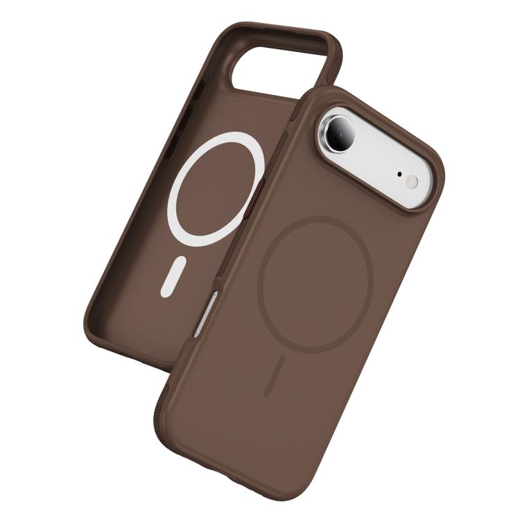 For iPhone Air Imitation Original Magsafe PC Hybrid TPU Phone Case(Coffee) - iPhone Air Cases by buy2fix | Online Shopping UK | buy2fix