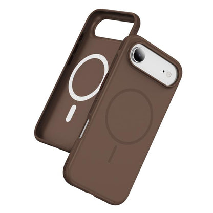 For iPhone Air Imitation Original Magsafe PC Hybrid TPU Phone Case(Coffee) - iPhone Air Cases by buy2fix | Online Shopping UK | buy2fix