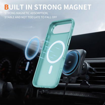 For iPhone Air Imitation Original Magsafe PC Hybrid TPU Phone Case(Light Blue) - iPhone Air Cases by buy2fix | Online Shopping UK | buy2fix