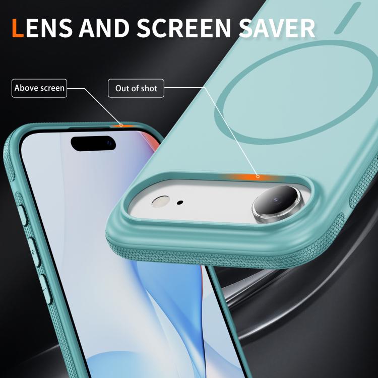 For iPhone Air Imitation Original Magsafe PC Hybrid TPU Phone Case(Light Blue) - iPhone Air Cases by buy2fix | Online Shopping UK | buy2fix