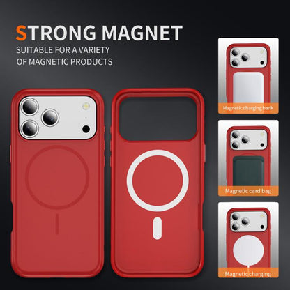 For iPhone 17 Pro Imitation Original Magsafe PC Hybrid TPU Phone Case(Red) - iPhone 17 Pro Cases by buy2fix | Online Shopping UK | buy2fix