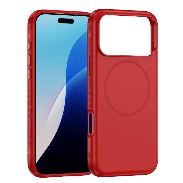 For iPhone 17 Pro Max Imitation Original Magsafe PC Hybrid TPU Phone Case(Red) - iPhone 17 Pro Max Cases by buy2fix | Online Shopping UK | buy2fix