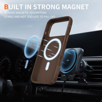 For iPhone 17 Pro Max Imitation Original Magsafe PC Hybrid TPU Phone Case(Coffee) - iPhone 17 Pro Max Cases by buy2fix | Online Shopping UK | buy2fix