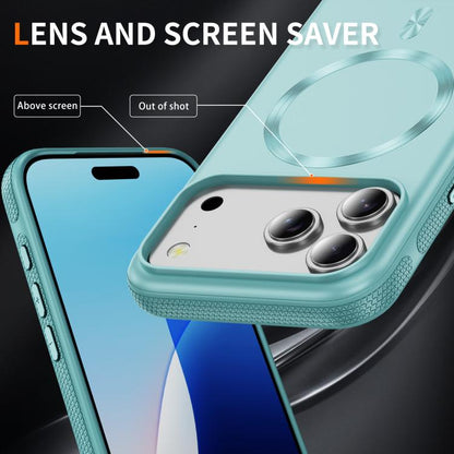 For iPhone 17 Pro Max Imitation Original CD Texture Magsafe PC Hybrid TPU Phone Case(Light Blue) - iPhone 17 Pro Max Cases by buy2fix | Online Shopping UK | buy2fix