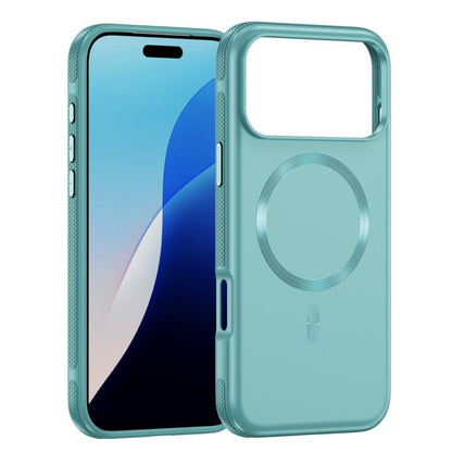 For iPhone 17 Pro Imitation Original CD Texture Magsafe PC Hybrid TPU Phone Case(Light Blue) - iPhone 17 Pro Cases by buy2fix | Online Shopping UK | buy2fix