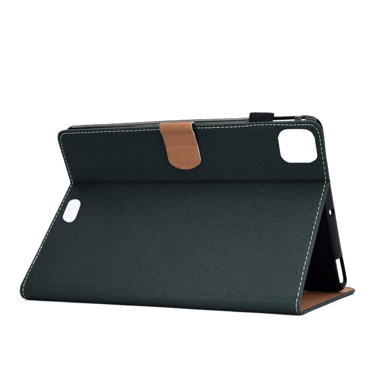 For iPad Air 2022 / 2020 10.9 Solid Color Magnetic Horizontal Flip Leather Case with Card Slots & Holder & Anti-skid Strip(Green) - iPad Air (2022) / (2020) 10.9 Cases by buy2fix | Online Shopping UK | buy2fix