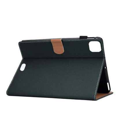For iPad Air 2022 / 2020 10.9 Solid Color Magnetic Horizontal Flip Leather Case with Card Slots & Holder & Anti-skid Strip(Green) - iPad Air (2022) / (2020) 10.9 Cases by buy2fix | Online Shopping UK | buy2fix