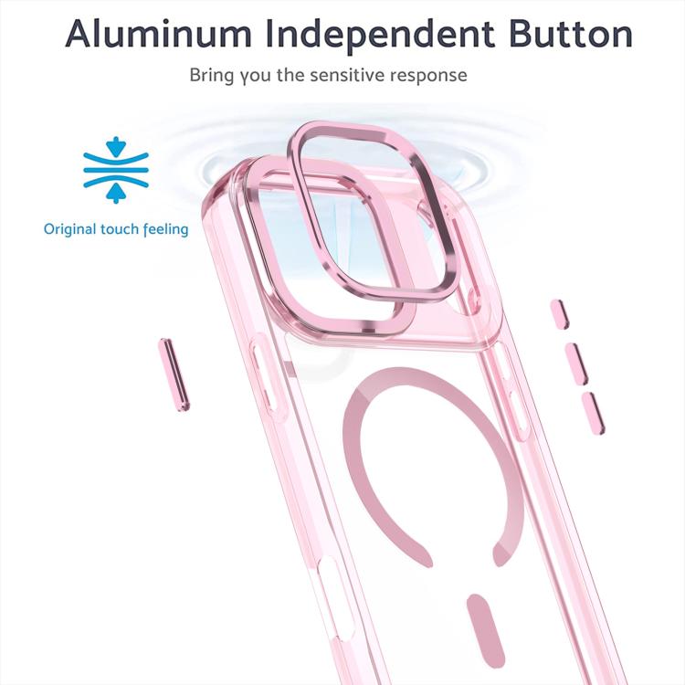 For iPhone 17 Pro Max MagSafe Magnetic Clear Phone Case(White) - iPhone 17 Pro Max Cases by buy2fix | Online Shopping UK | buy2fix