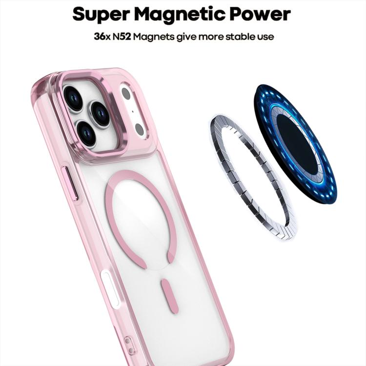 For iPhone 17 Pro Max MagSafe Magnetic Clear Phone Case(Blue) - iPhone 17 Pro Max Cases by buy2fix | Online Shopping UK | buy2fix