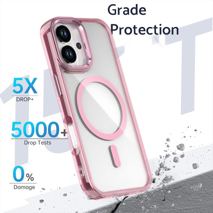 For iPhone 17 MagSafe Magnetic Clear Phone Case(Blue) - iPhone 17 Cases by buy2fix | Online Shopping UK | buy2fix