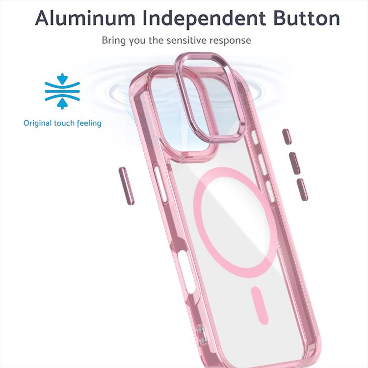 For iPhone 17 MagSafe Magnetic Clear Phone Case(Blue) - iPhone 17 Cases by buy2fix | Online Shopping UK | buy2fix