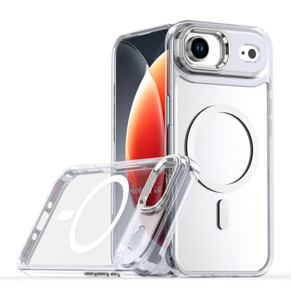 For iPhone Air MagSafe Magnetic Clear Phone Case(White) - iPhone Air Cases by buy2fix | Online Shopping UK | buy2fix