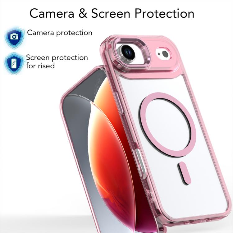 For iPhone Air MagSafe Magnetic Clear Phone Case(Purple) - iPhone Air Cases by buy2fix | Online Shopping UK | buy2fix