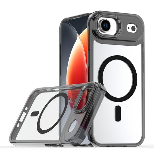 For iPhone Air MagSafe Magnetic Clear Phone Case(Black) - iPhone Air Cases by buy2fix | Online Shopping UK | buy2fix