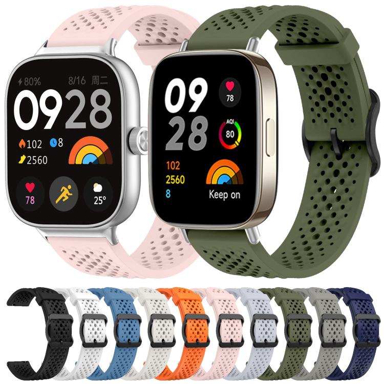 For Redmi Watch 3 xDfind Breathable Silicone Watch Band(Midnight Blue) - Watch Bands by xDfind | Online Shopping UK | buy2fix