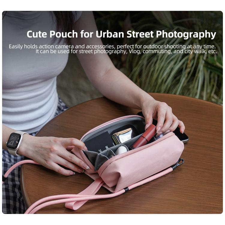 For DJI OSMO Pocket 3 Sunnylife Carrying Handbag Storage Shoulder Bag Combo Bags Mini Travel Daily Pouch(Black) - Case & Bags by Sunnylife | Online Shopping UK | buy2fix