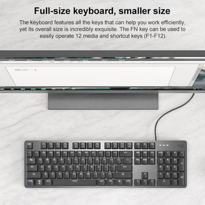 Logitech K845 Backlit Mechanical Wired Keyboard, Cable Length: 1.8m, Type:Longhua-Brown Axis(Black) - Wired Keyboard by Logitech | Online Shopping UK | buy2fix
