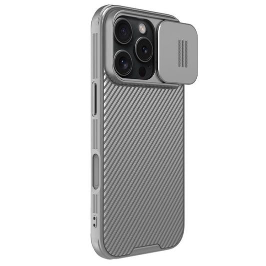 For iPhone 16 Pro NILLKIN CamShield Pro PC Phone Case(Grey) - iPhone 16 Pro Cases by NILLKIN | Online Shopping UK | buy2fix
