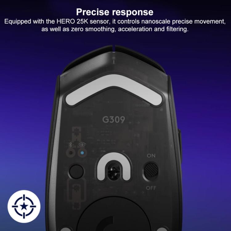 Logitech G309 Wireless Bluetooth Dual-Mode Gaming Mouse(Black) - Wireless Mice by Logitech | Online Shopping UK | buy2fix