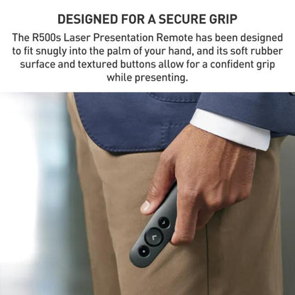 Logitech R500s Laser Wireless Smart Presentation Remote Controller(Black) -  by Logitech | Online Shopping UK | buy2fix